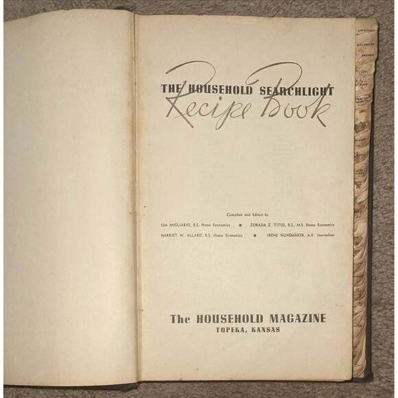 Searchlight Recipe Book The Household Magazines 1946 - Picture 3 of 3